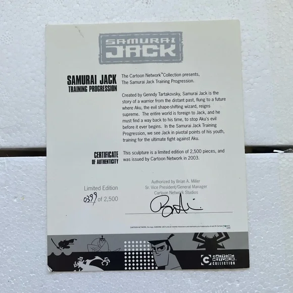 Cartoon Network Samurai Jack Training Progression Statue Maquette Fig 399/2500 - Picture 7 of 13